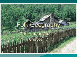 Folk Geography - Home | The University of Texas at Austin