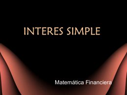 INTERES SIMPLE - Adriana Suarez