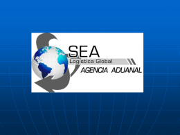 Diapositiva 1 - SEA Logistica Global