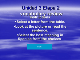 Chapter 1 vocabulary review