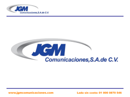 JGM COMUNICACIONES SA DE CV