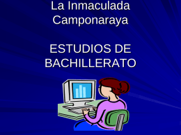 ESTUDIOS DE BACHILLERATO LOE