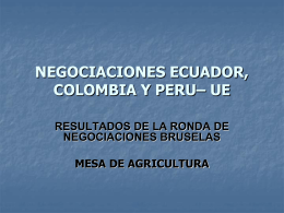 Agricultura por Contrato: la Experiencia de Ecuador