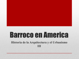 Barroco en America