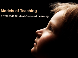 A Model of Teaching