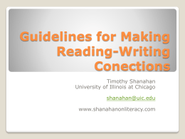 Teaching Writing Effectively Research & Practice