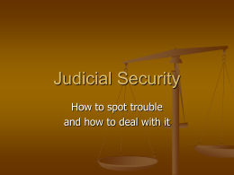 Judicial Security