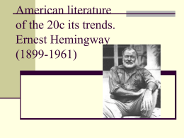 Ernest Hemingway (1899