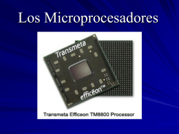 Los Microprocesadores