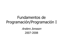 Fundamentos de Programacion