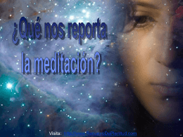 Why Meditate? - Renuevo De Plenitud