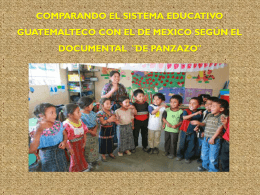 Comparando el sistema educativo guatemalteco con el de