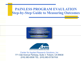 Painless Program Evaluation PPT