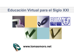 Click to add title - Escuela de Gobierno Tomas Moro, EGTM