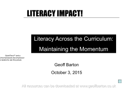 LITERACY IMPACT! - Free English resources for students …
