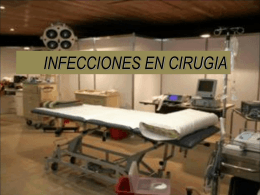 INFECCIONES EN CIRUGIA