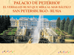 EL PALACIO DE PETERHOF-