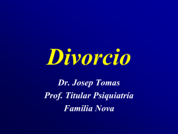 DIVORCIO - Familianova Schola