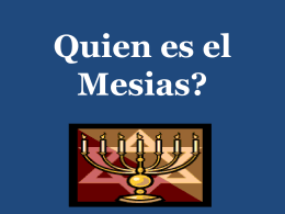 WHO IS THE MESSIAH?