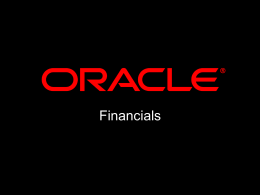 Oracle Financials 11.5.10
