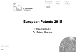 European Cross-Border Patents