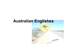 Australian Englishes - uni