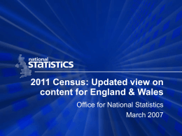 Looking for a way - Office for National Statistics