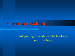 Educational Technology - University of North Texas
