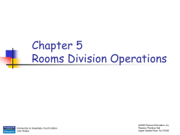 Chapter 4 Rooms Division