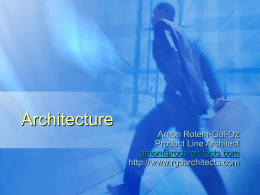 Software Architecture  - Cirrus Minor | Musings of a