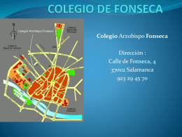 COLEGIO DE FONSECA