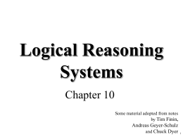 Logic based systems - Computer Science and Electrical