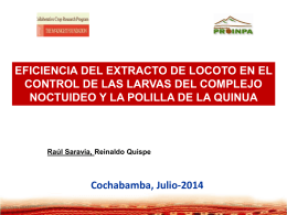 Quinoa and Nutrition in the Southern Bolivian Altiplano