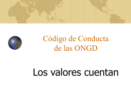 Nuestros objetivos - Coordinadora ONGD