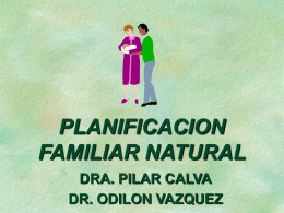PLANIFICACION FAMILIAR NATURAL