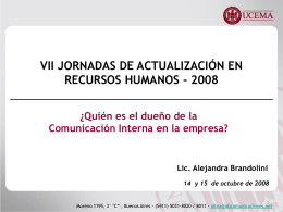 Diapositiva 1 - UCEMA | Universidad del CEMA