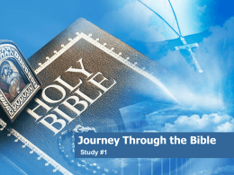 Journey Through the Bible - St. Mary Coptic Orthodox
