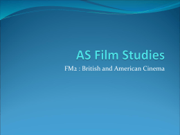 AS Film Studies - Andreasmedia's Weblog