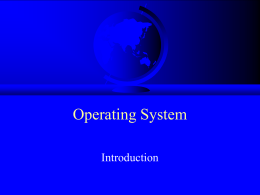 CS 502 Operating Systems
