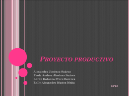 Proyecto productivo Bisuteria Skarpy