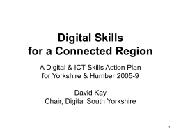Digital Skills for a Connected Region
