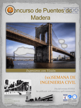 Concurso de Puentes de Madera