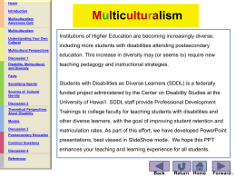 Multiculturalism - University of Hawaii