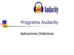 Programa Audacity