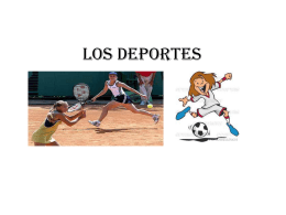 Los deportes