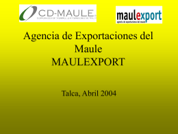 Agencia de Exportaciones del Maule MAULEXPORT S.A.