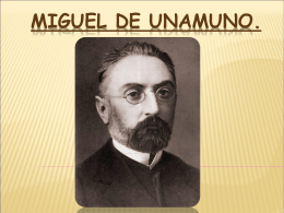 Miguel de Unamuno.