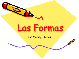 Las Formas/Shapes