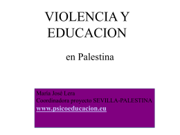 VIOLENCIA Y EDUCACION