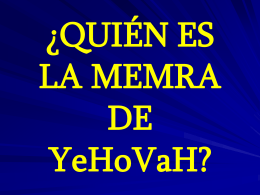 The Memra of YHVH